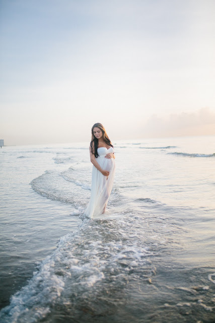 Maternity Photoshoot - Beach/Sunrise Look – Laura & Co Blog