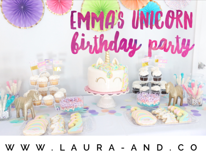 Emma’s Unicorn Birthday – Laura & Co Blog